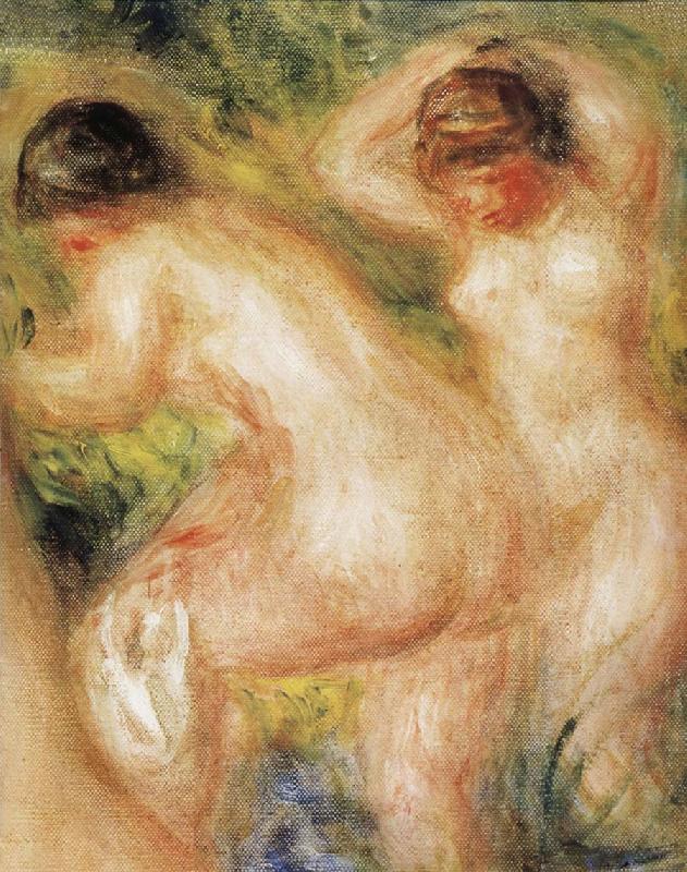 Pierre Renoir Seated Nude (detail) oil painting image